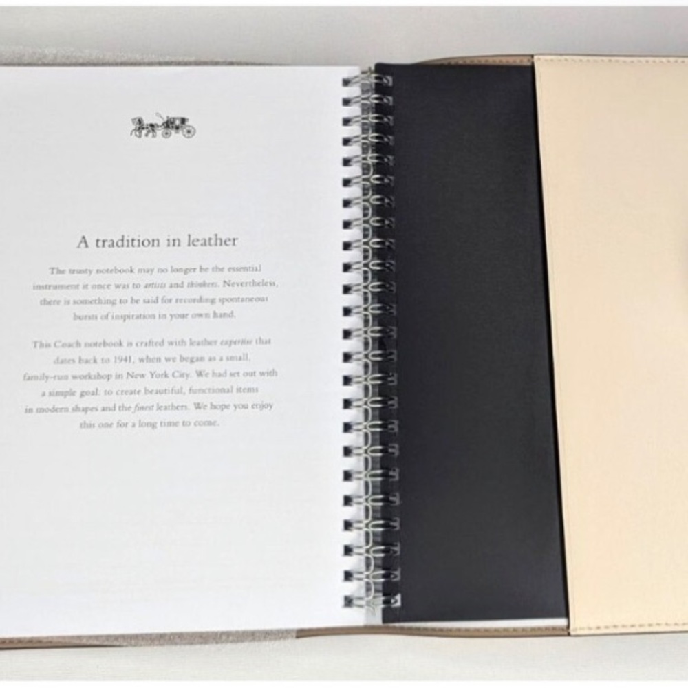 Coach Signature Leather Snap Notebook 📓 NWT/NIP - Picture 8 of 8